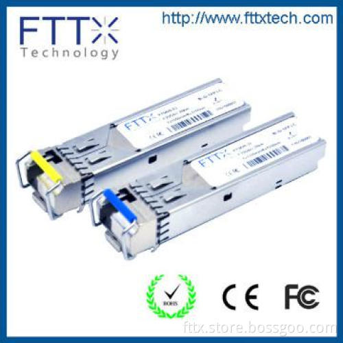 1.25G SC/LC BIDI SFP 1000BASE-BX-U 20km 1310Tx1490Rx